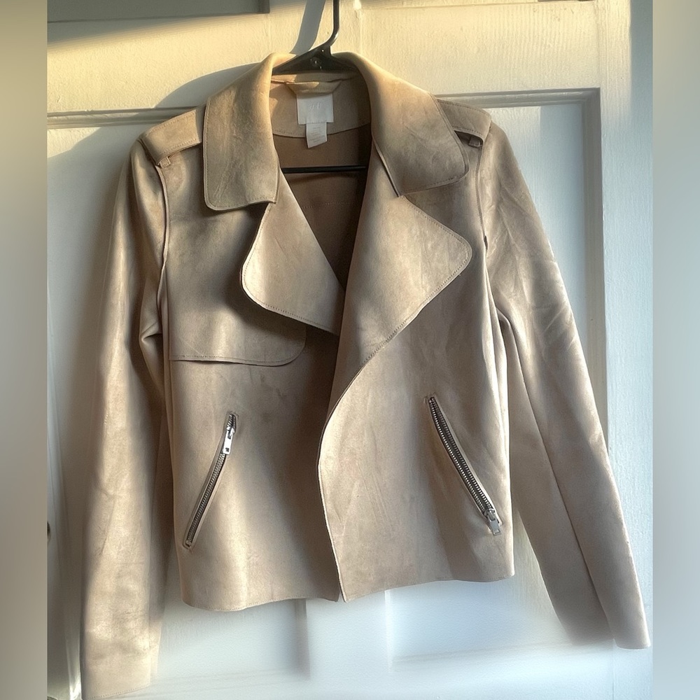 Women’s Suede Jacket from H&M Size XS
